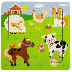 Viga pussel Viga Discovery Puzzle Farm Animals