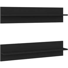 vidaXL - Wall Shelf 80cm 2pcs