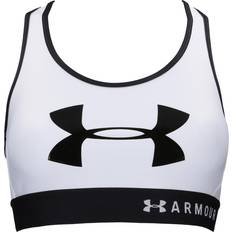 Under Armour Mid Keyhole Graphic Bra - Womens White