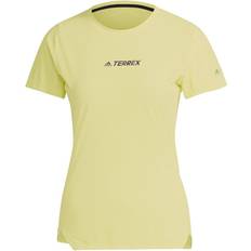 Déperlant T-shirts Adidas Terrex Parley Agravic All Round T-shirt Women - Pulse Yellow