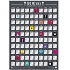 100 Movies Bucket List Scratch Off