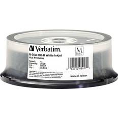 Archiviazione Ottica Verbatim M-Disc BD-R 25GB 4x 25-pack Spindel