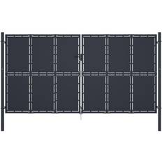 Grey Gates vidaXL Garden Gate 144533 400x225cm