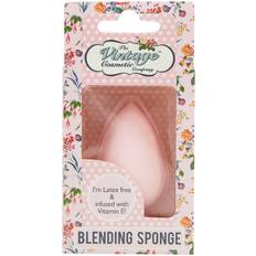 The Vintage Cosmetic Company s Teardrop Blending Sponge Infused with Vitamin E Pink