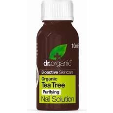 Tea Tree Oil Blemish Treatments Dr. Organic Tea Tree Nail Solution 10ml 10 ml White Yellow 10ml