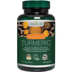 Natures Aid Superfoods Tumeric 60 Caps 60 pcs