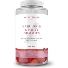 Myvitamins Vegan Hair, Skin & Nails Gummies 30servings Jordbær 60 stk