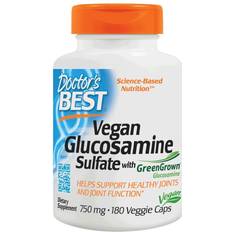 Doctor's Best Doctor's Best Vegan Glucosamine Sulfate with GreenGrown, 750mg 180 vcaps 180 stk