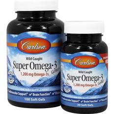 Carlson Labs Wild Caught Super Omega-3 Gems 100 30 softgels