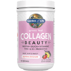 Mansikka Vitamiinit ja Mineraalit Garden of Life Collagen Beauty Strawberry Lemonade 270g