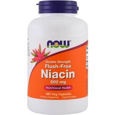 Niacin 500 Now Foods Niacin Flush-Free 500 mg 180 Vcaps