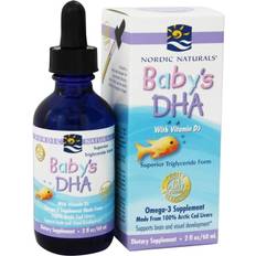 Nordic Naturals Baby's DHA with Vitamin D3 2 fl oz 60 pcs