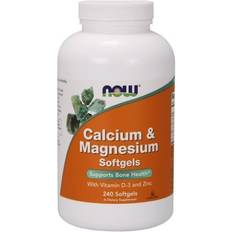 NOW Vitamins & Minerals NOW Foods Calcium & Magnesium 240 Softgels