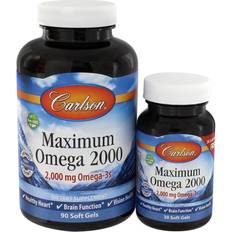 Carlson Maximum Omega 2000 Natrual Lemon 120 Softgels