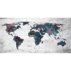 Arkiio Fototapet XXL World Map On The Wall 550x270