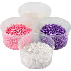Creativ Company Pearl Clay, white, purple and pink