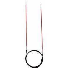 Knitpro KP47091 Zing: Fixed Circular ting Pins: 60cm x 2.00mm, 2mm Pink