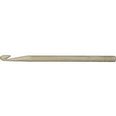 Knitpro Basix Birch: Crochet Hooks: Single Ended: 15cm x 4.50mm, Birchwood, Multi-Colour, 4.5mm