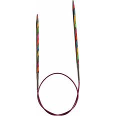 Knitpro KP21340 80 cm x 5.5 mm Symfonie Fixed Circular Needles, Multi-Color