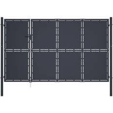 Grey Gates vidaXL Garden Gate 144539 350x225cm