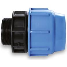 Pem koppling Gelia Koppling rak PEM 25XR25 plast utv. gänga