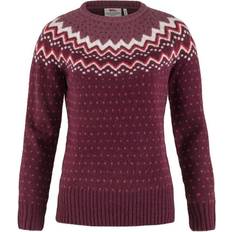 Jersey de punto - Rojo Suéteres Fjällräven Övik Knit Sweater Women - Dark Garnet