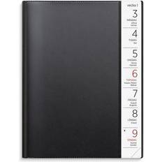 Veckokalender burde Burde 2022 Stor Veckokalender Black Plast