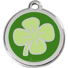 Red Dingo Enamel Tag Clover Medium