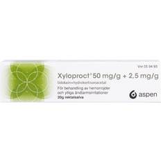 Hydrokortison Receptfria läkemedel Xyloproct 50mg/g/2.5mg/g 20g Salva