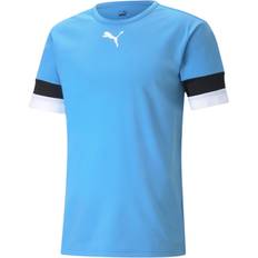 Men - XXS T-shirts Puma teamRISE Jersey Men - Team Light Blue/Black/White