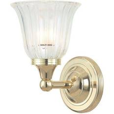 Brass Wall Flush Lights Elstead Lighting Austen Wall Flush Light 14cm