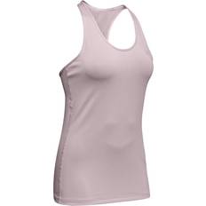 Under Armour HeatGear Racer Tank - Oud Roze Polyester