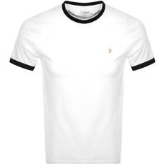 FARAH Groves Ringer T-shirt - White