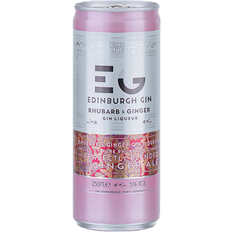 Edinburgh Gin Rhubarb & Ginger with Ginger Ale 5% 25cl