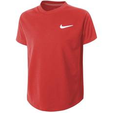 Nike Court Dri-FIT Victory Short-Sleeve T-shirt Kids - University Red/White