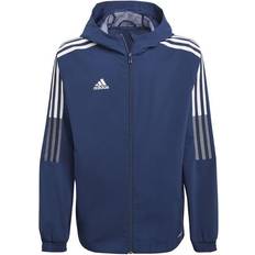 XXS Jackets adidas Kid's Tiro 21 Windbreaker Jacket - Team Navy