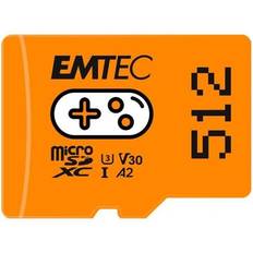 512 GB - microSDXC Memory Cards & USB Flash Drives Emtec Gaming microSDXC Class 10 UHS-I U3 V30 A2 512GB