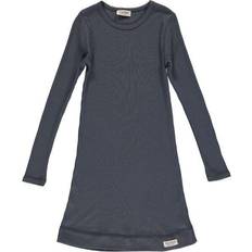 Lange ermer Nattkjoler MarMar Copenhagen Night Dress Sleepwear - Blue (100-100-19)