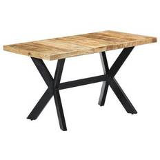 Madera Mesas de comedor vidaXL - Mesa de comedor 70x140cm