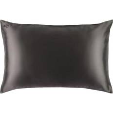 Bed Linen Slip Pure Pillow Case Gray (76x51cm)