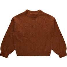 Soft Gallery Essy Knitted Blouse - Roasted Pecan