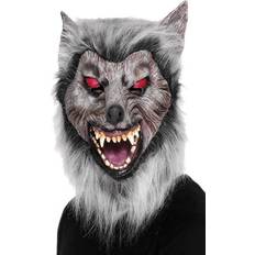 Animals - Gray Masks Smiffys Prowler Wolf Mask