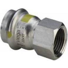 VIEGA 15 mm x 1/2" Sanpress Inox G overgang