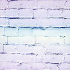 Arthouse Ombre Brick Lilac/Mint Wallpaper