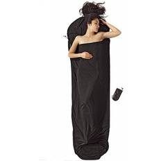 Reiselaken & Campingkissen reduziert Cocoon MummyLiner Performer Reiseschlafsack Gr 220 x 85 cm schwarz