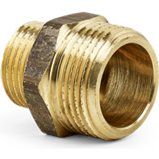 Lemvigh-Müller Brystnippel Messing 1/2" X 1/4"
