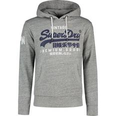 Superdry Felpa Vl Hood - Grau