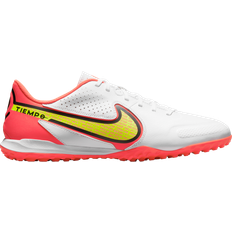 Nike Tiempo Legend 9 Academy TF - White/Bright Crimson/Volt