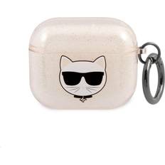 Karl Lagerfeld Choupette Glitter Case for AirPods 3