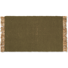 Jute - Rectangular Carpets Ferm Living Block Green cm